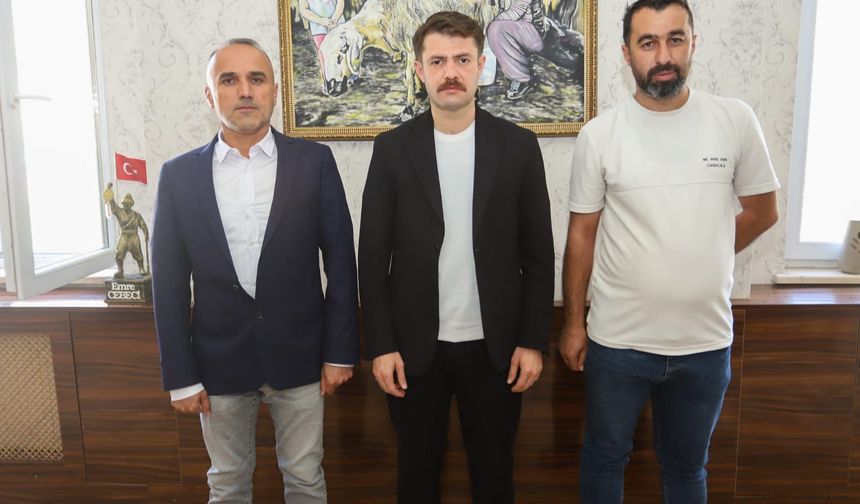 Karayolları ve MEFA Firması Kaymakam Cebeci’yi Ziyaret Etti