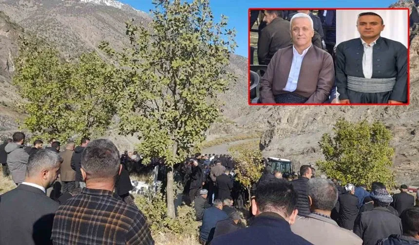 Hakkari'deki kazada vefat eden 2 kişi toprağa verildi