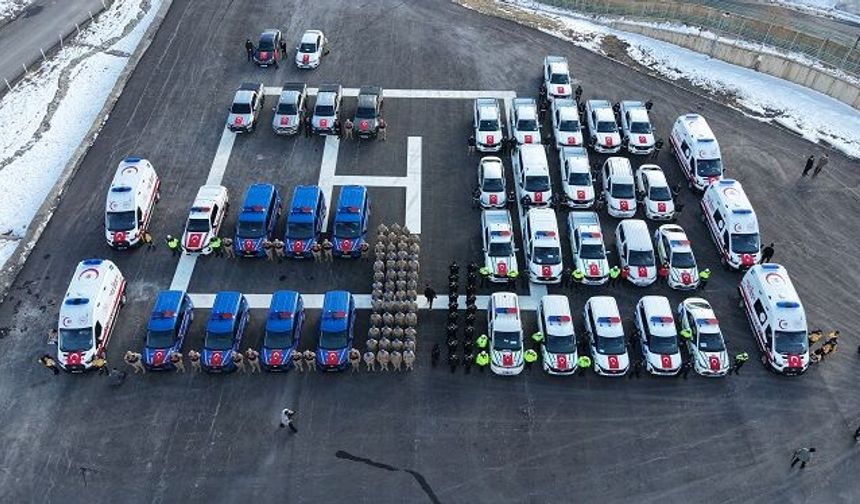 Hakkari’ye 45  Yeni Araç: Güvenlik Hizmetlerinde Hız Artacak