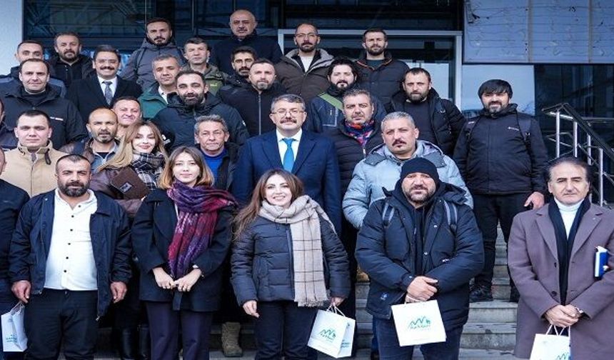 Hakkari Valisi Ali Çelik gazetecilerle bir araya geldi