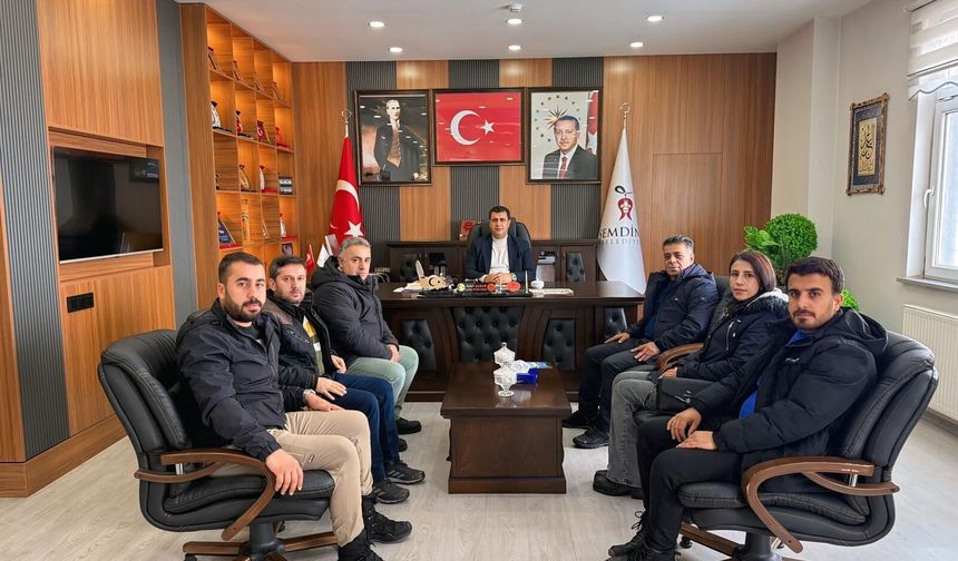 Başkanı Şakar, Gazetecilerle Bir Araya Geldi