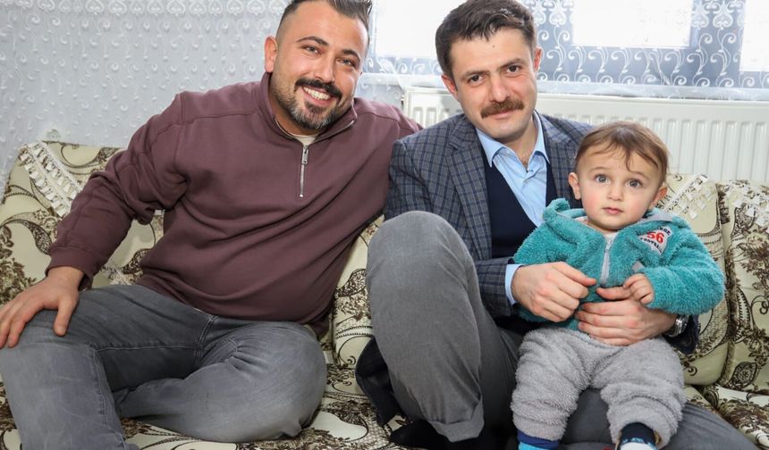 Kaymakam Cebeci’den Şehit Yılmaz’ın Ailesine Ziyaret