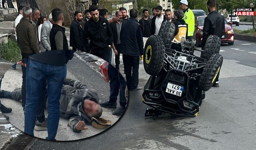 Hakkari’de korkutan ATV kazası