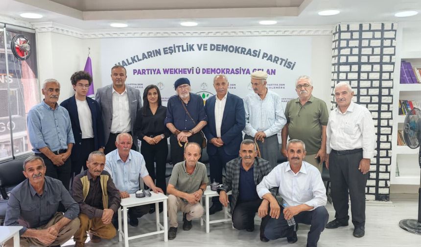 Yazar İhsan Çolemêrg'den DEM Parti Hakkâri İl Eş Başkanlığı'na Ziyaret
