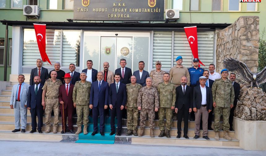 Çukurca 'da  Sancak ve Komuta Devir Teslim Töreni düzenlendi