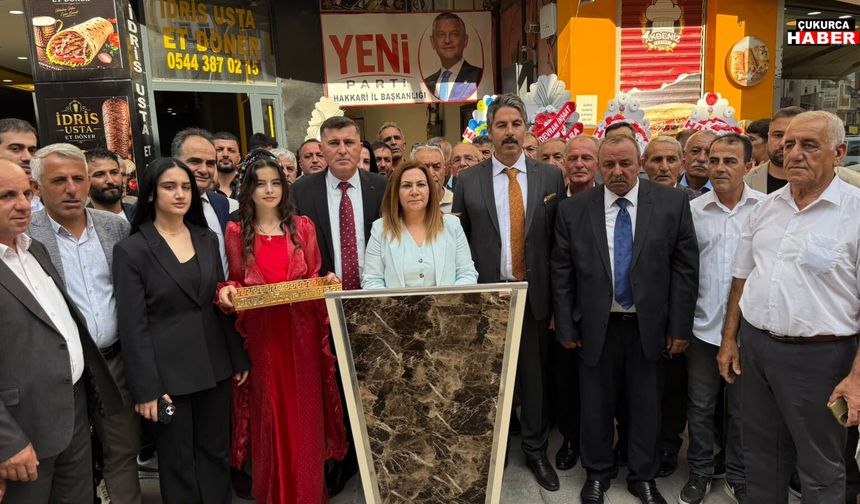 Hakkari’de YENİ Parti İl Başkanlığı açıldı