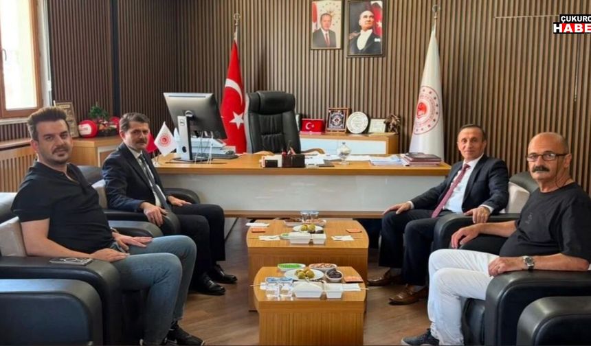 Kaymakam Cebeci’den İl Müdürü Adıgüzel’e ziyaret