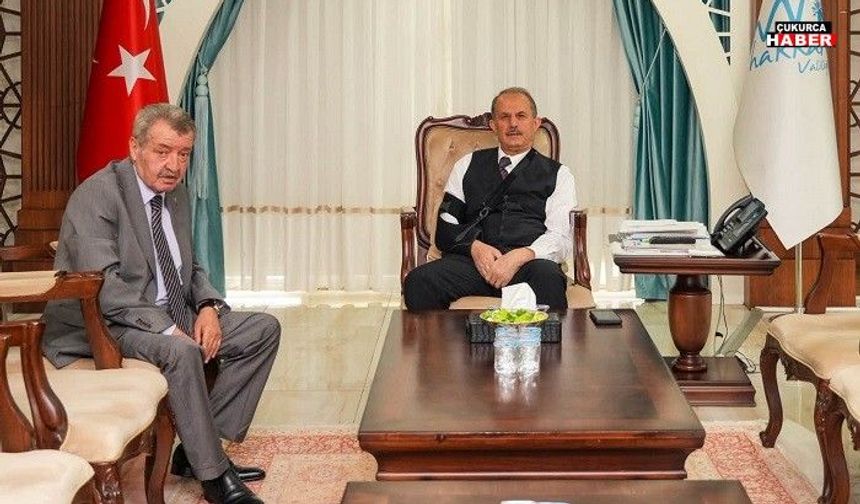 Pinyanişi aşiret lideri Orhan Piruzbeyoğlu’ndan Vali Taşyapan’a ziyaret
