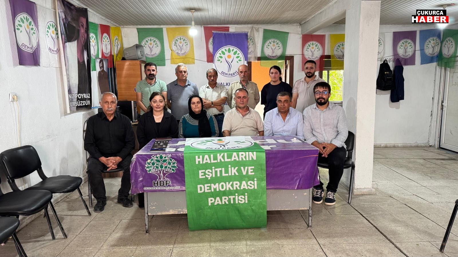 DEM Parti Çukurca İlçe Kongresi için hazırlıklar başladı